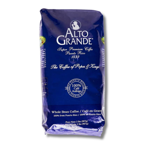 Alto Grande Café en Grano 2 lb ☕ | Café Premium de Puerto Rico 100% Arábica