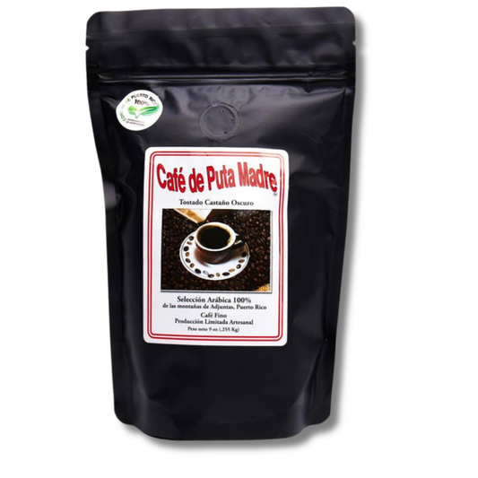Café De Puta Madre Café Molido Tostado Oscuro 9 oz ☕ | Café Gourmet Intenso de Puerto Rico